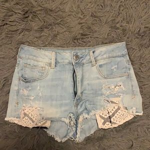 american eagle jean shorts
